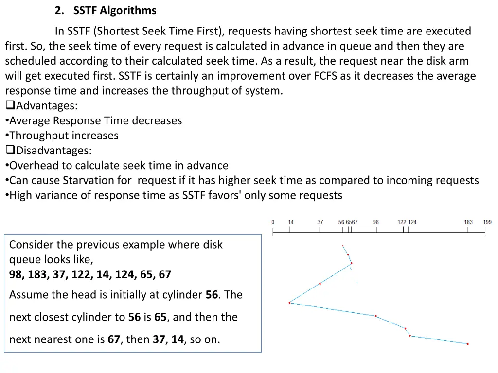 2 sstf algorithms