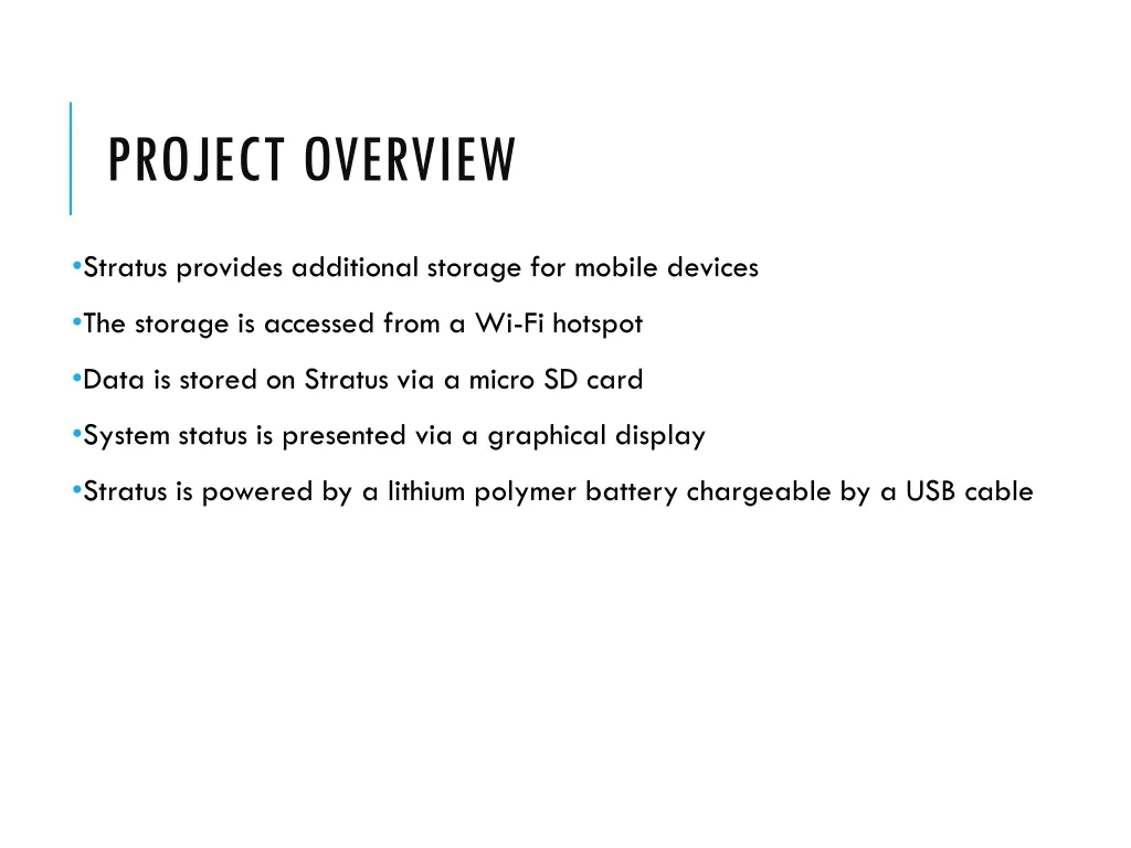 project overview