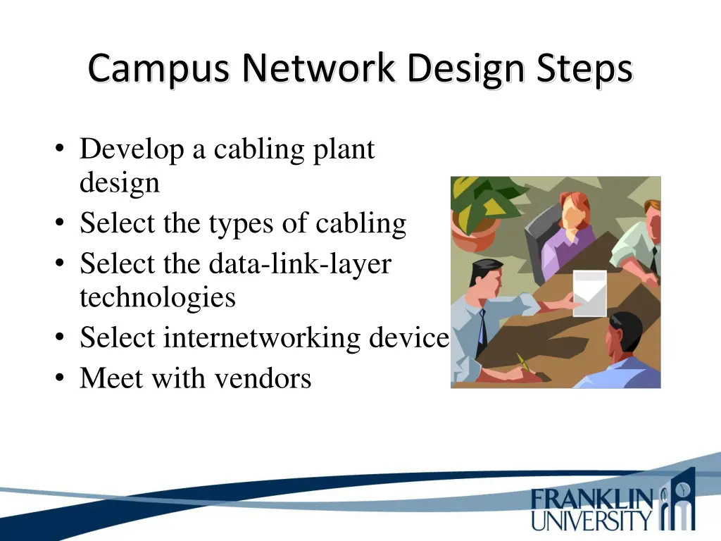 campus network design steps