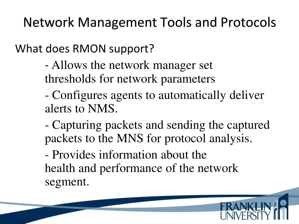 network management tools and protocols 5