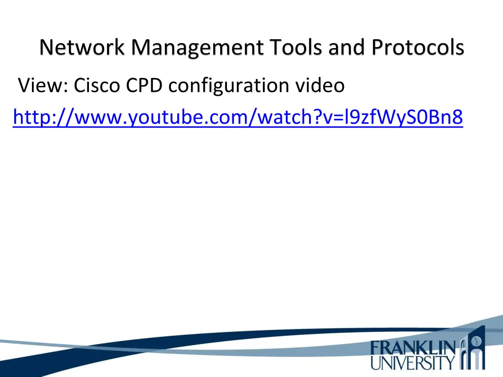 network management tools and protocols 6