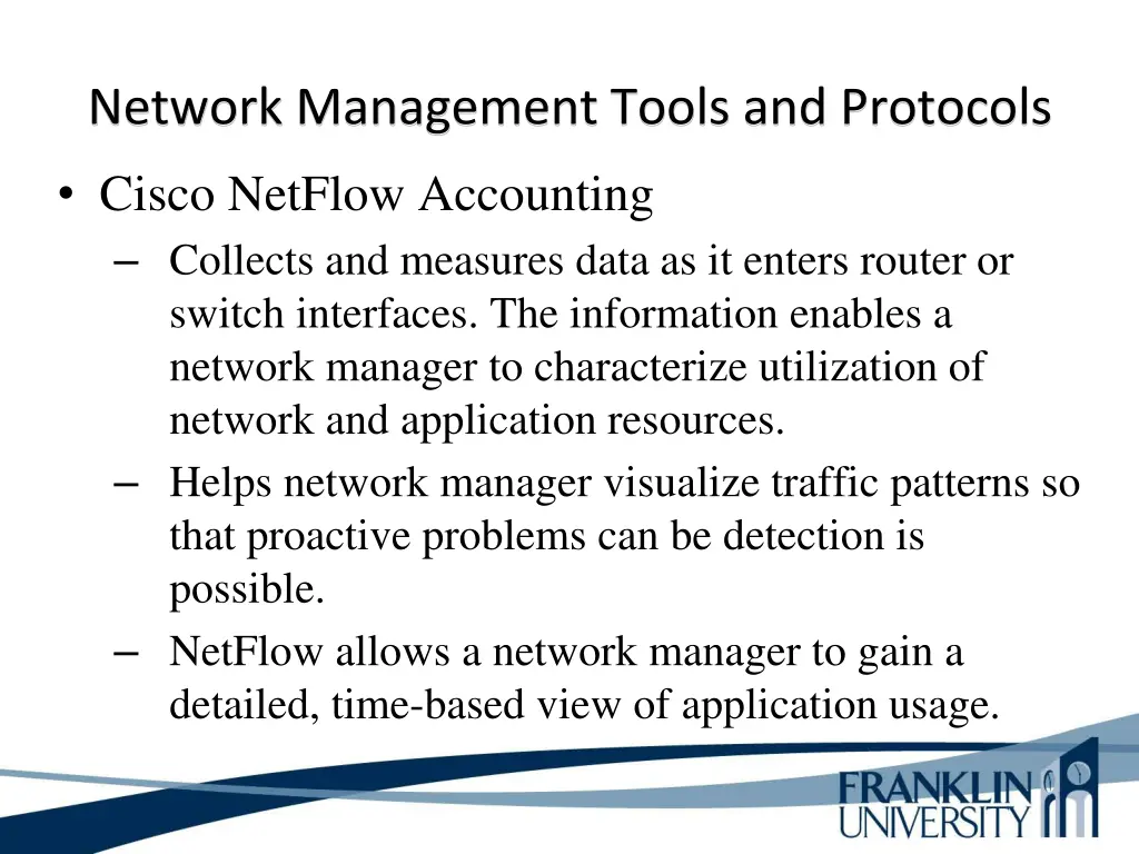 network management tools and protocols 7