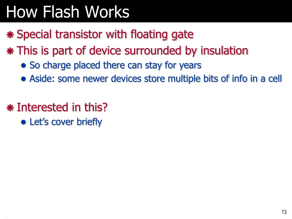 how flash works