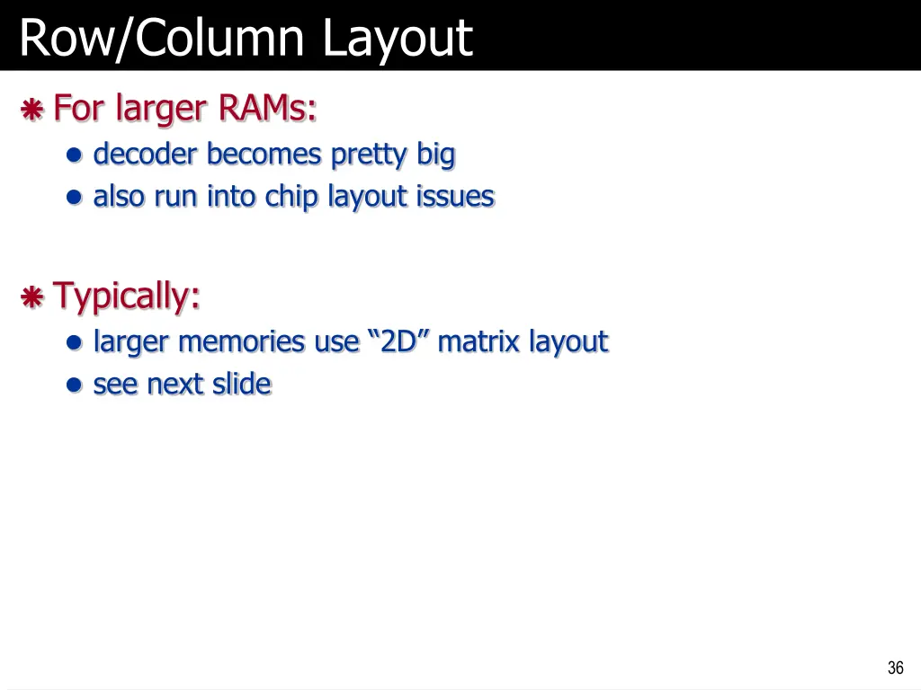 row column layout