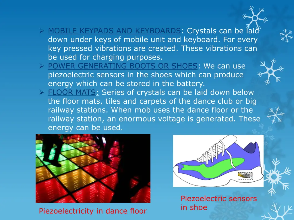 mobile keypads and keyboards crystals can be laid