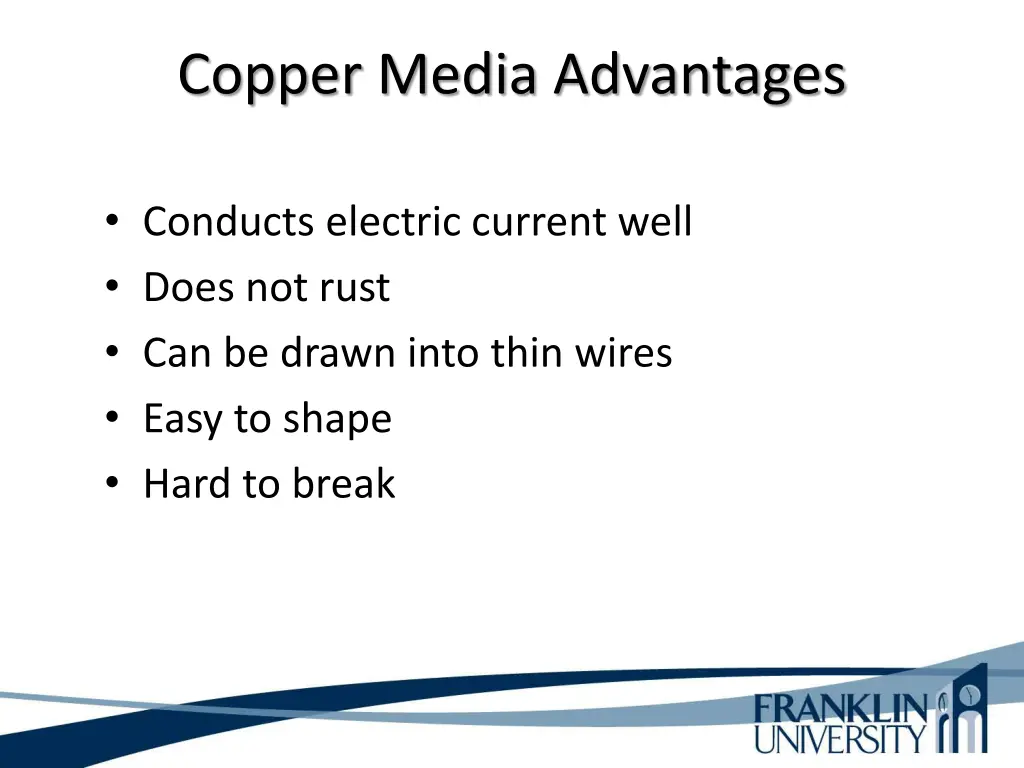 copper media advantages