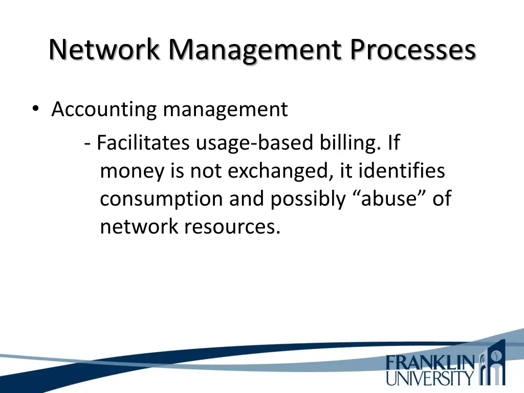 network management processes 1