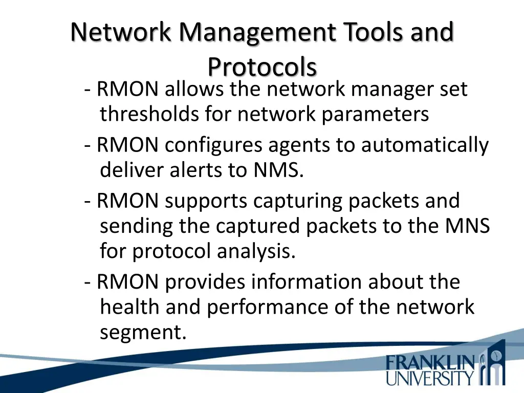 network management tools and protocols rmon 1