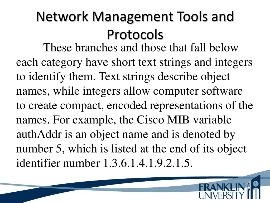 network management tools and protocols these