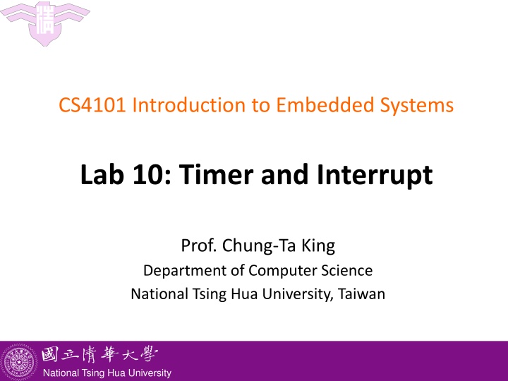 cs4101 introduction to embedded systems