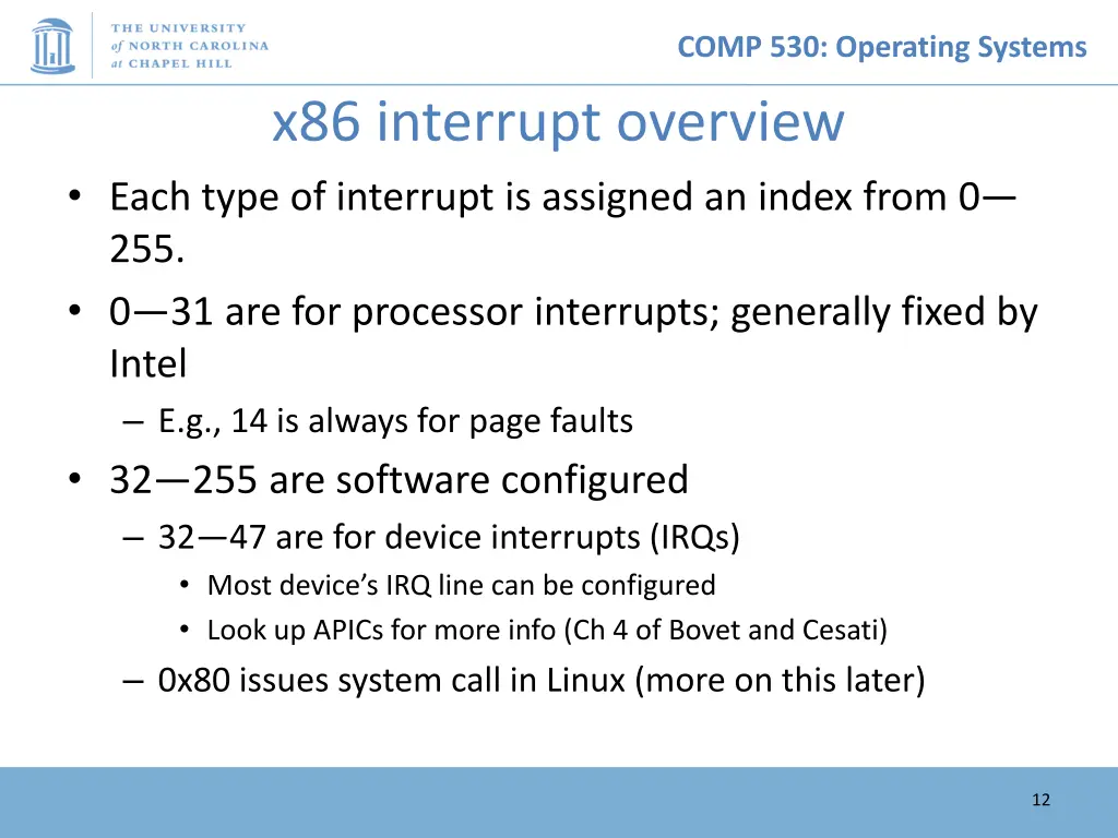 comp 530 operating systems 11