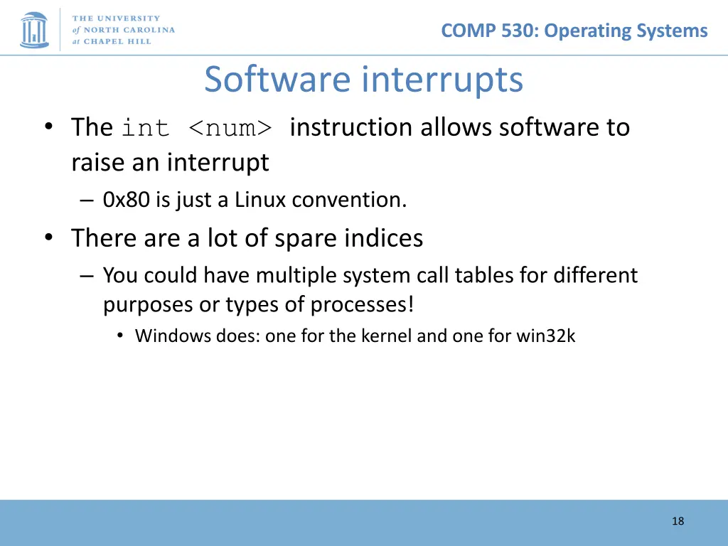 comp 530 operating systems 17