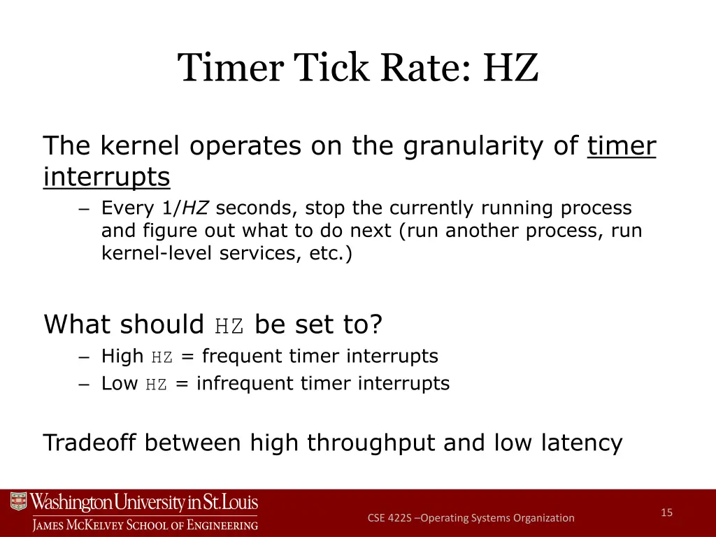 timer tick rate hz