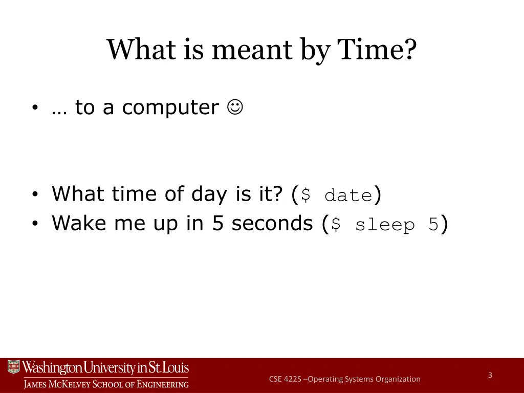 what is meant by time 1