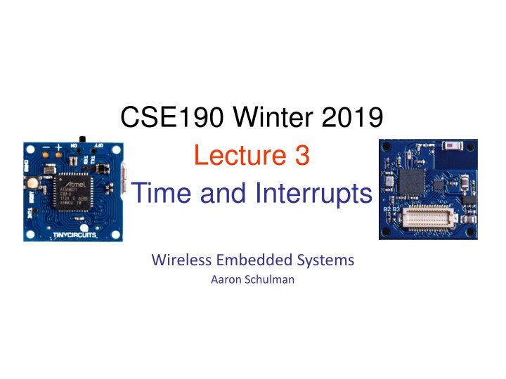 cse190 winter 2019 lecture 3 time and interrupts