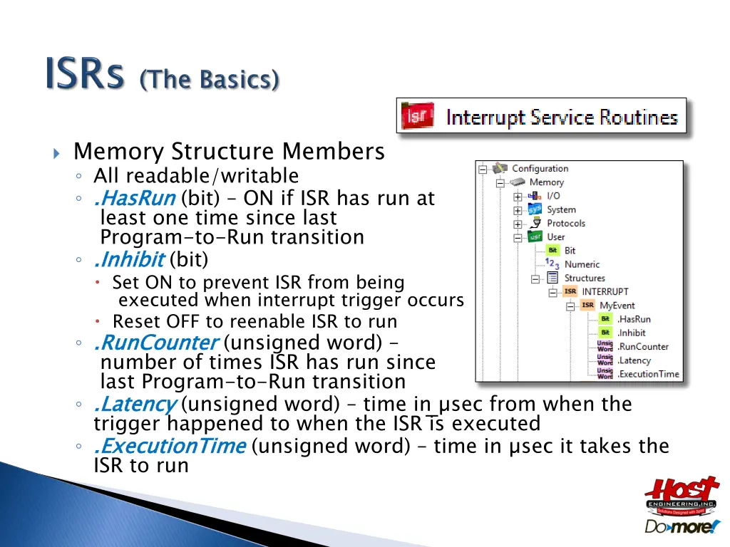 memory structure members all readable writable