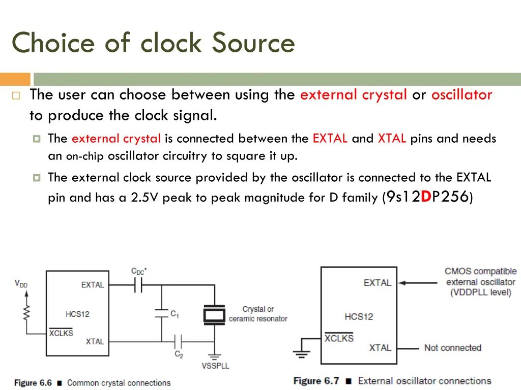 choice of clock source 1