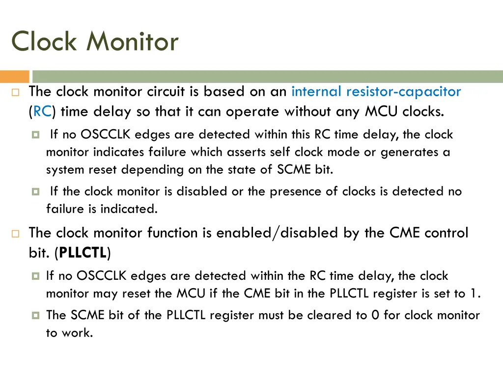 clock monitor