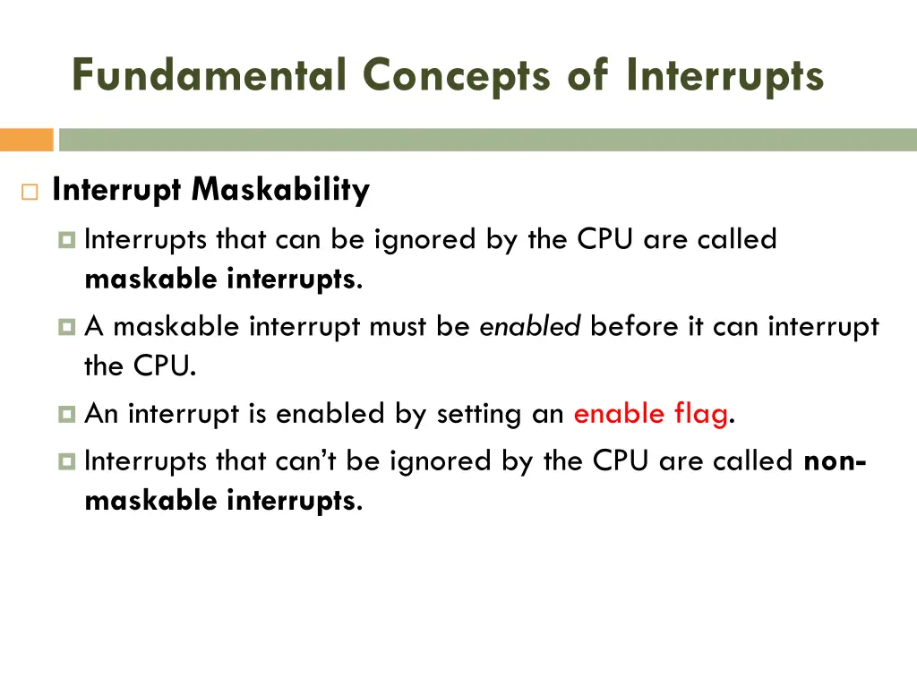 fundamental concepts of interrupts 1