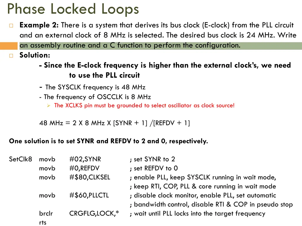 phase locked loops 3