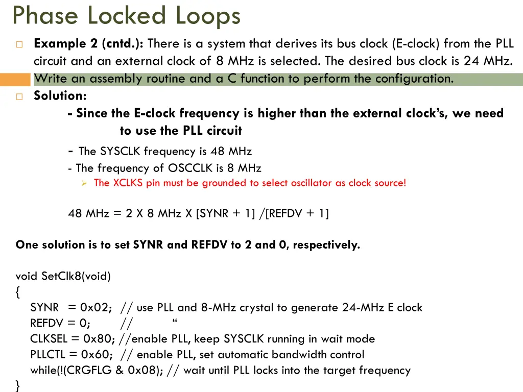 phase locked loops 4