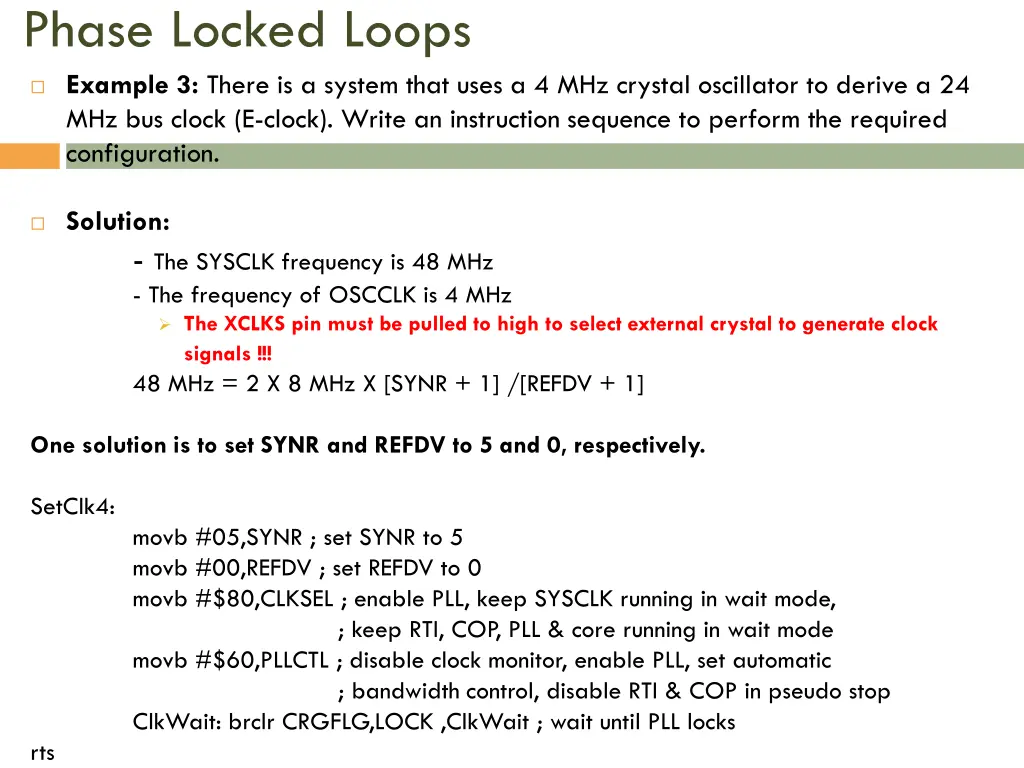 phase locked loops 5