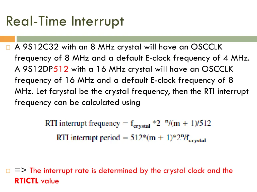 real time interrupt 3