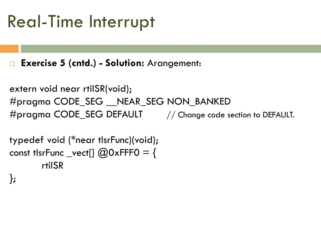 real time interrupt 9