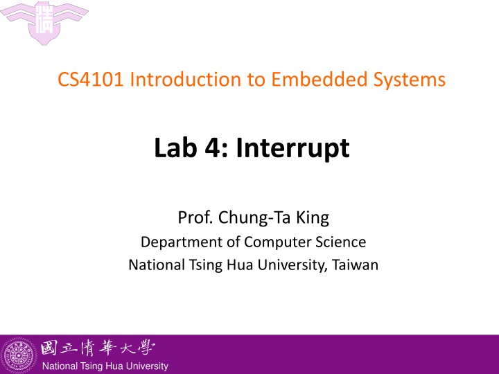 cs4101 introduction to embedded systems