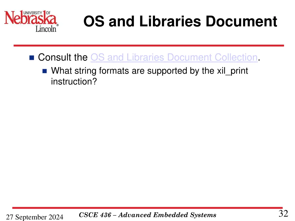 os and libraries document