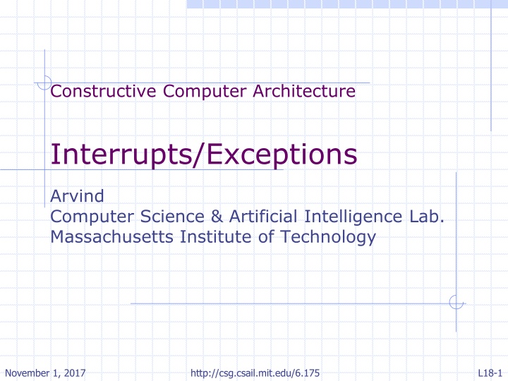 constructive computer architecture