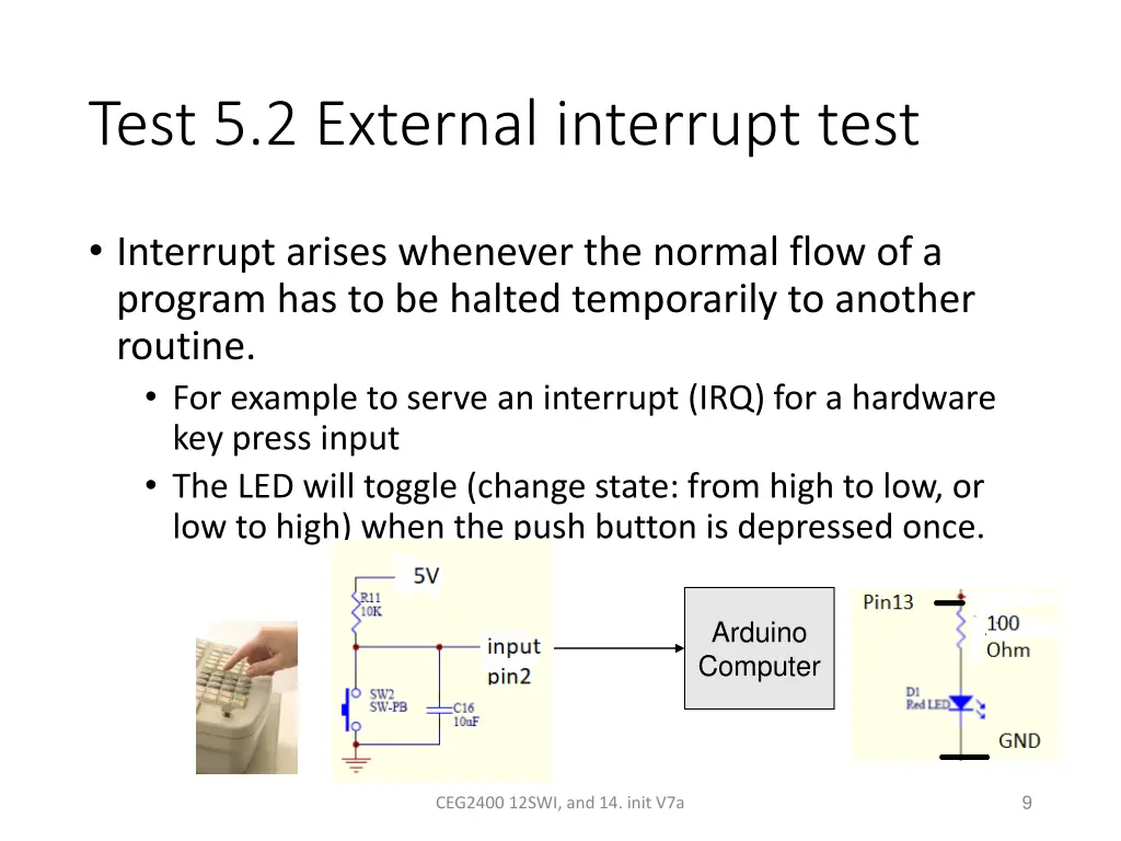 test 5 2 external interrupt test