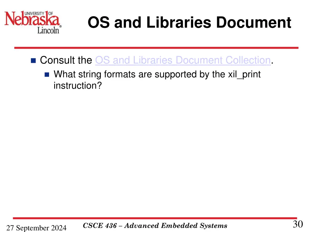 os and libraries document