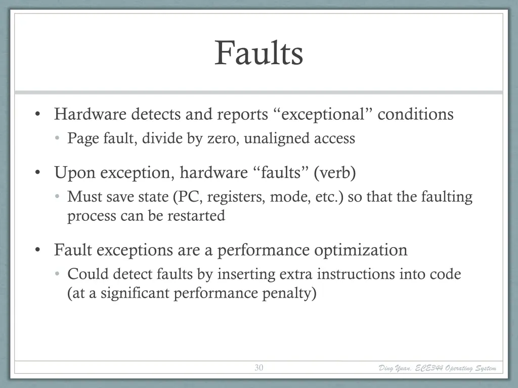 faults 1