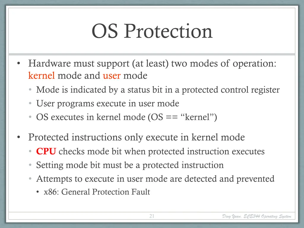 os protection