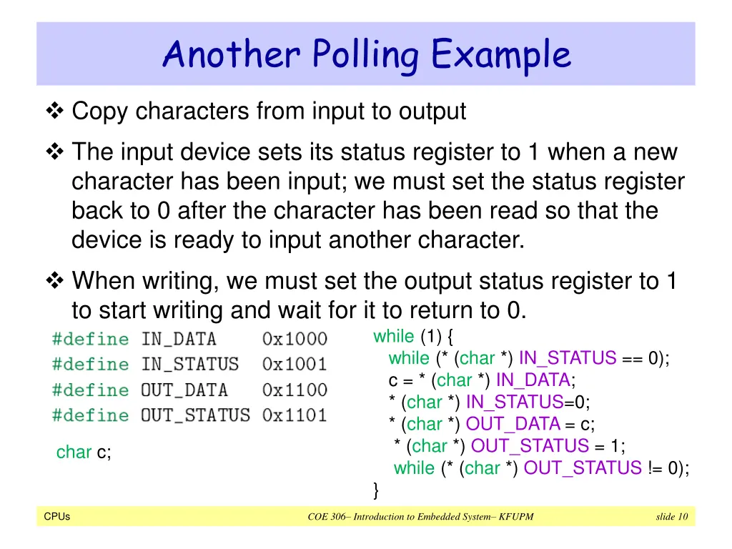 another polling example