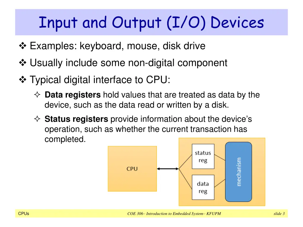 input and output i o devices