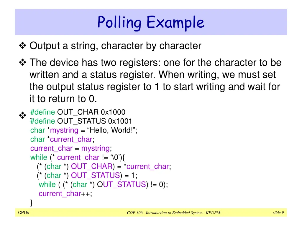 polling example