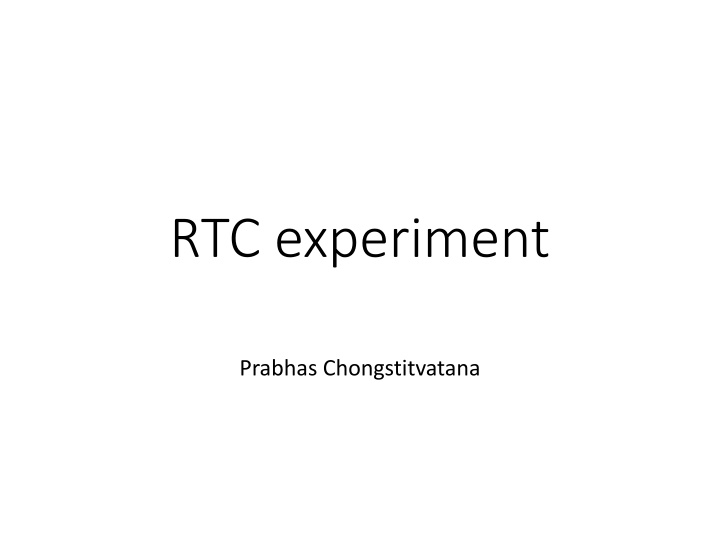 rtc experiment