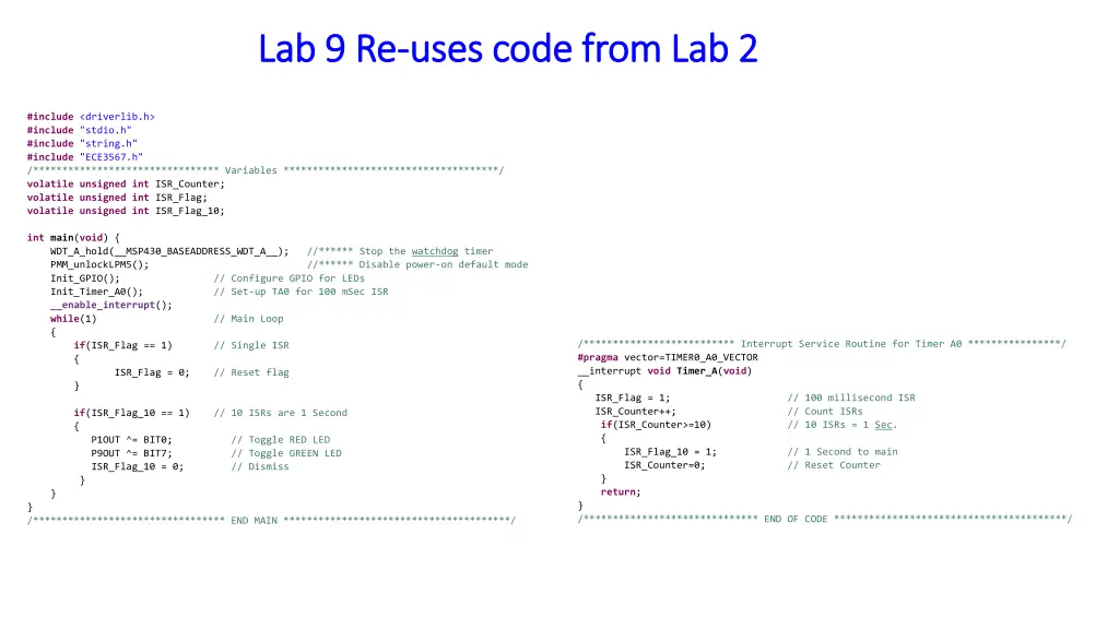 lab 9 re lab 9 re uses code from lab 2 uses code