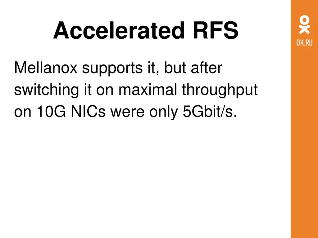 accelerated rfs