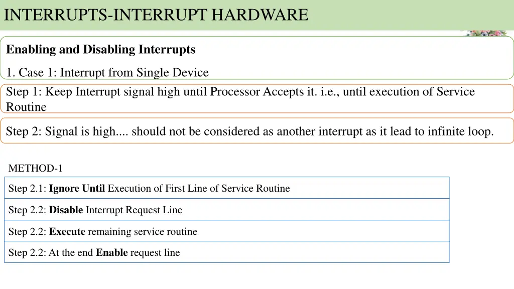 interrupts interrupt hardware 13