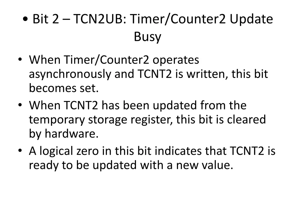 bit 2 tcn2ub timer counter2 update busy