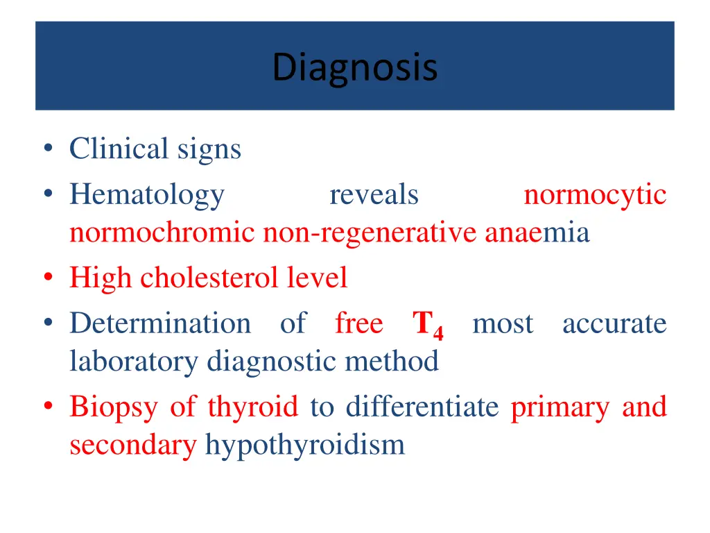 diagnosis