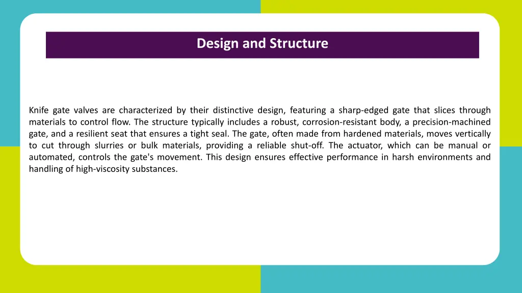 design and structure