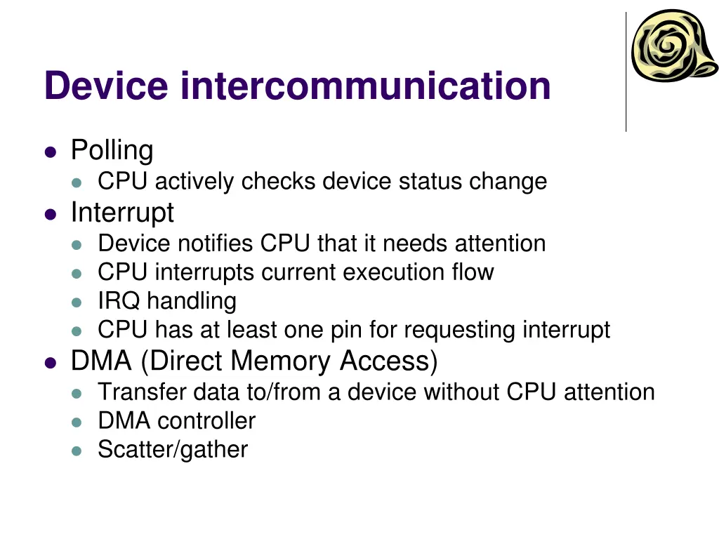 device intercommunication