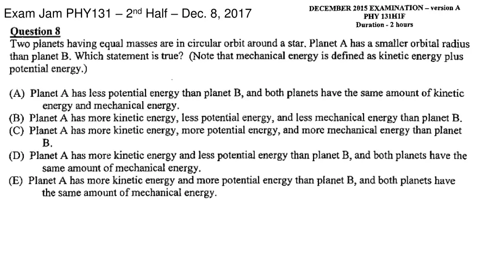exam jam phy131 2 nd half dec 8 2017 4