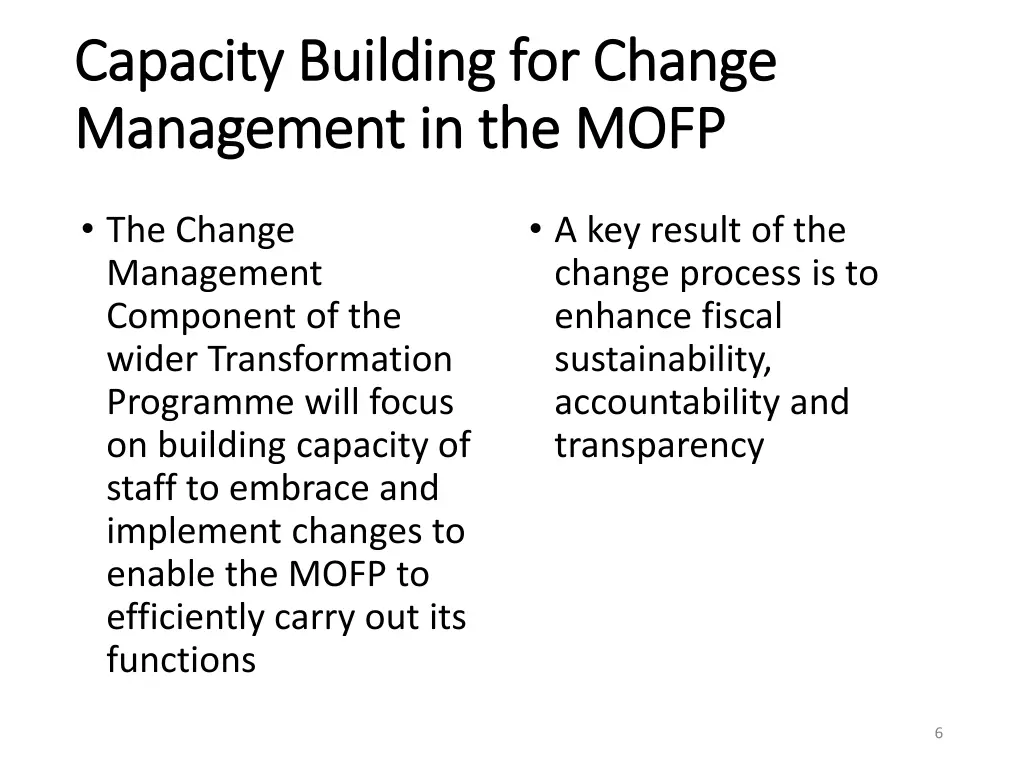 capacity building for change capacity building 2