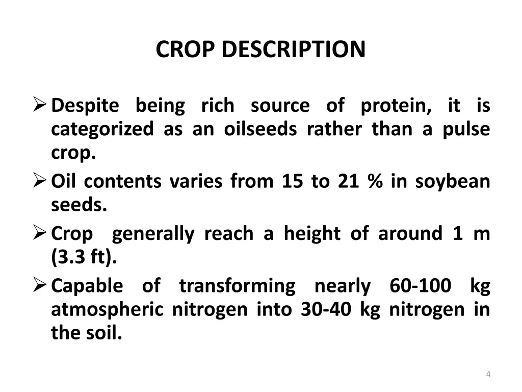 crop description