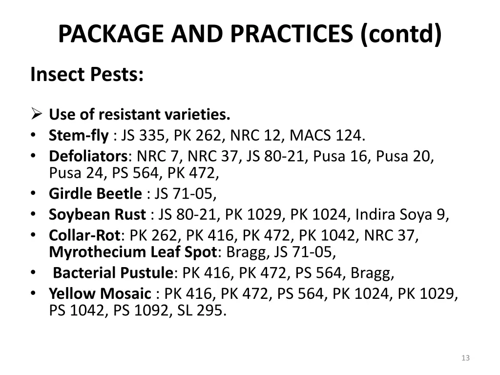 package and practices contd 1